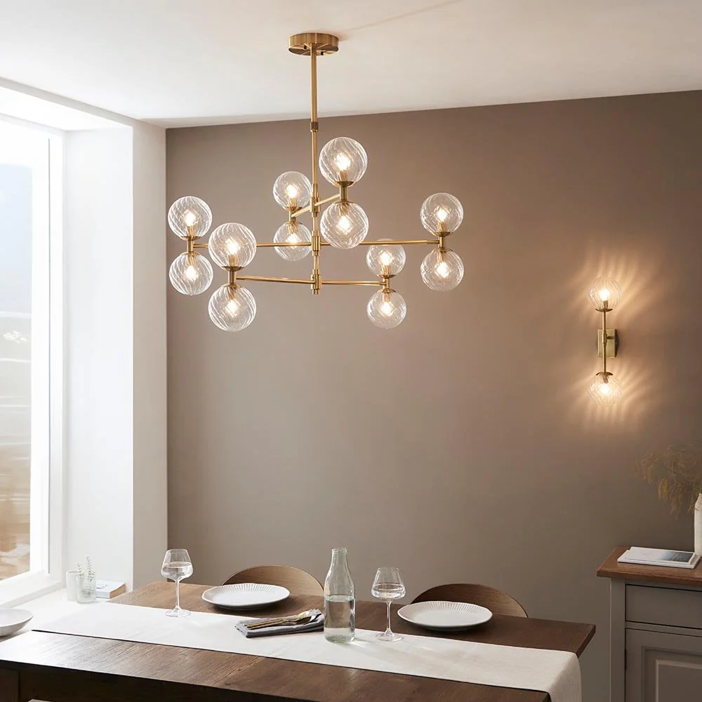 Bauer 6/12Lt Brushed Brass Pendant - Image 8