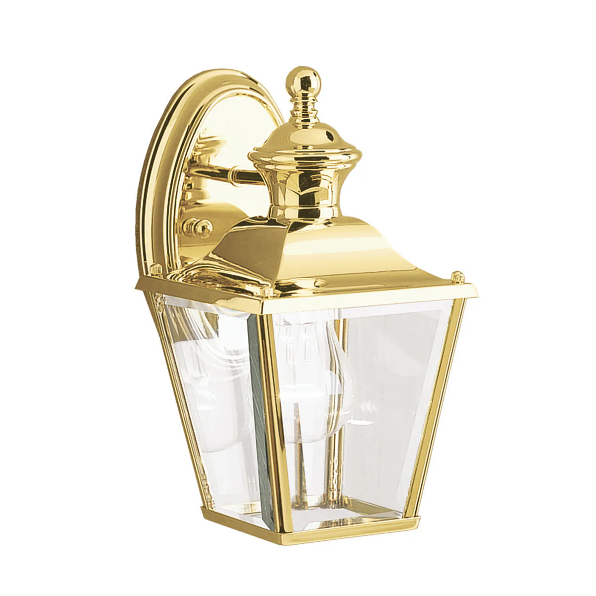 Bay Shore Wall Lantern - Polished Brass Finish - Image 2