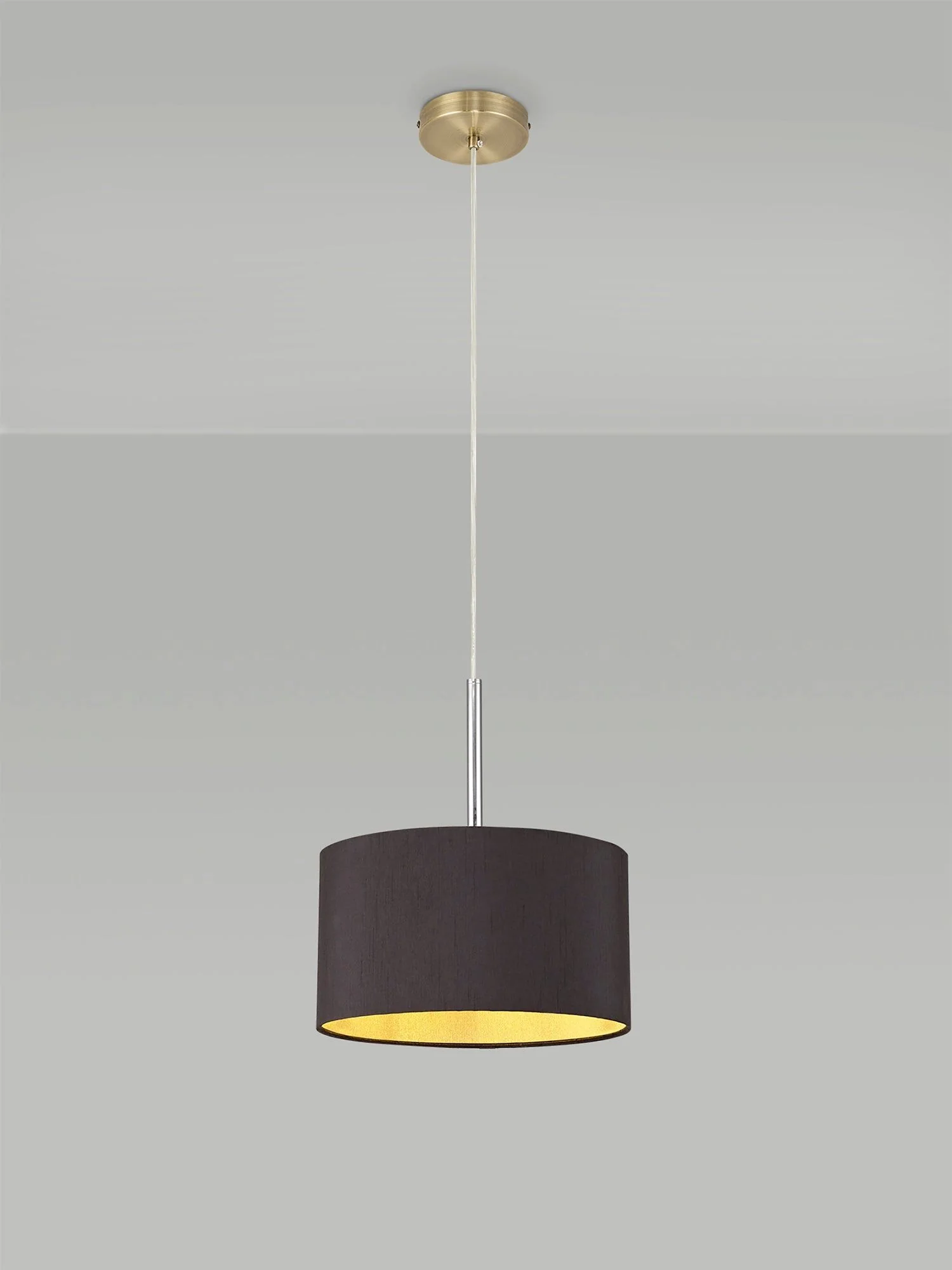 Baymont 1 Light 30cm Hanging Shade Lights Various Colurs,  Faux Silk Fabric Shade - Image 10