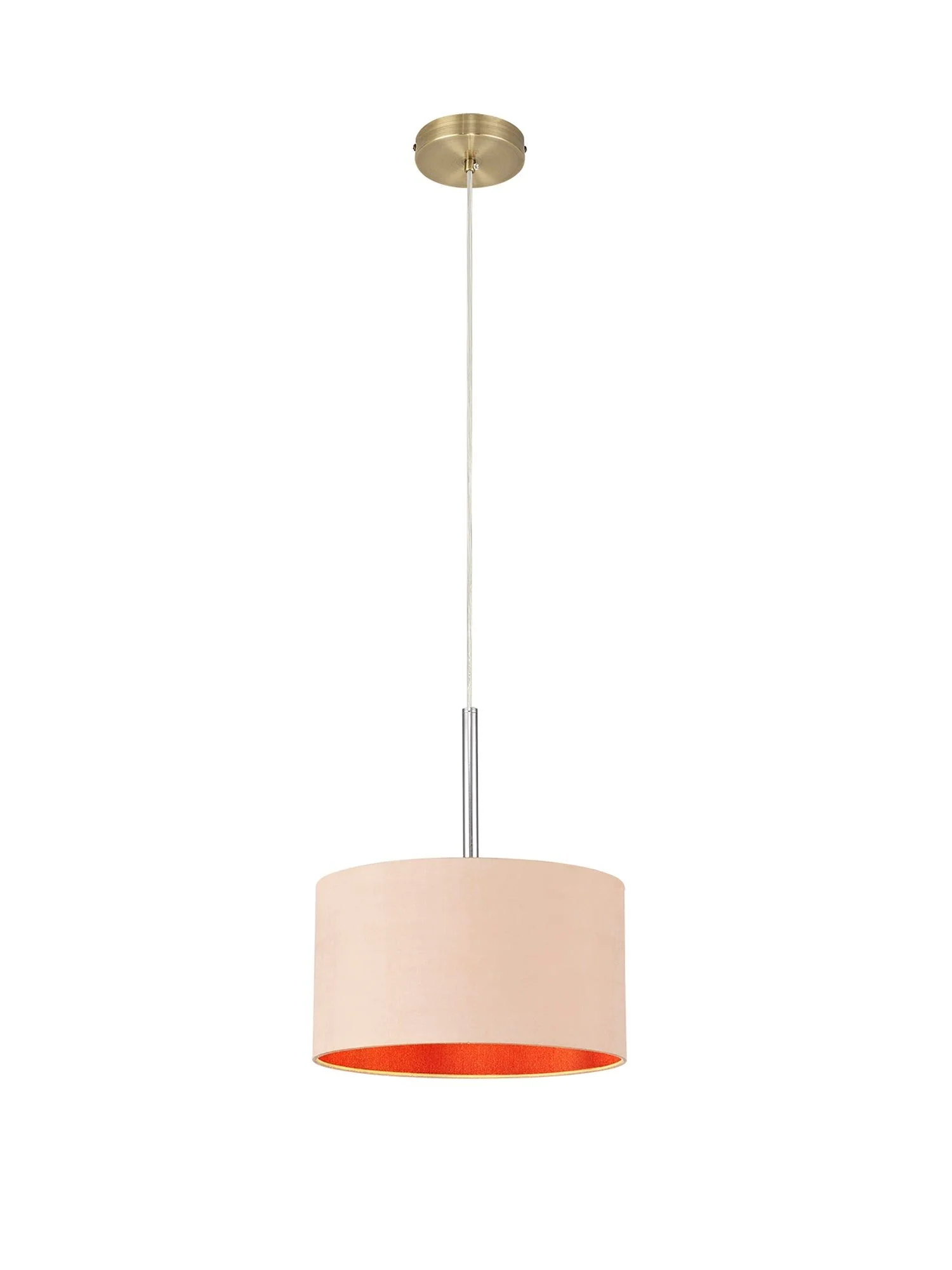 Baymont 1 Light 30cm Hanging Shade Lights Various Colurs,  Faux Silk Fabric Shade - Image 11