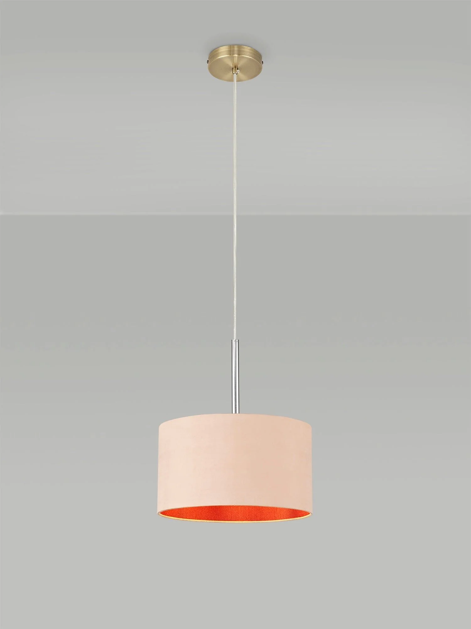 Baymont 1 Light 30cm Hanging Shade Lights Various Colurs,  Faux Silk Fabric Shade - Image 12