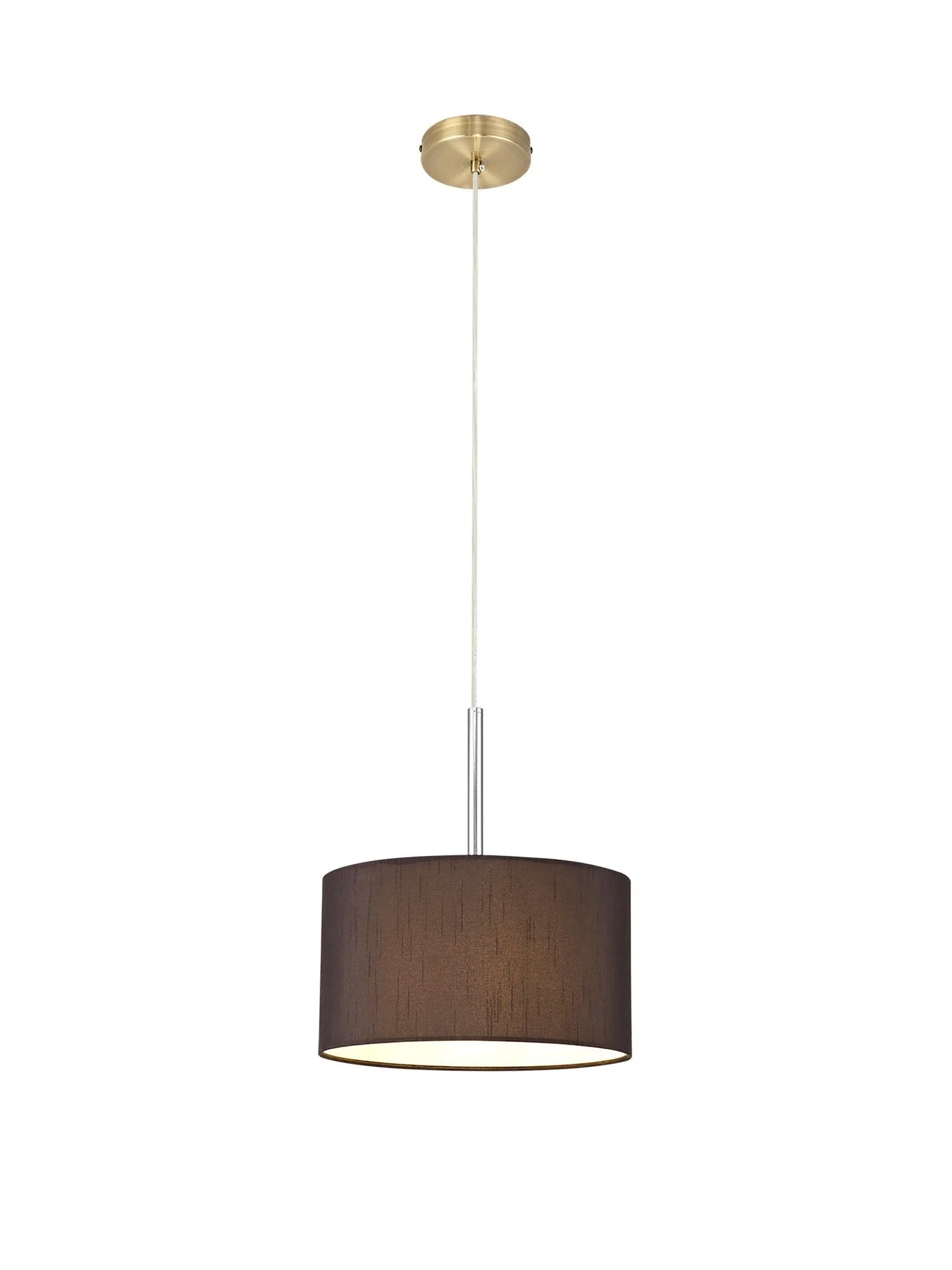 Baymont 1 Light 30cm Hanging Shade Lights Various Colurs,  Faux Silk Fabric Shade - Image 13