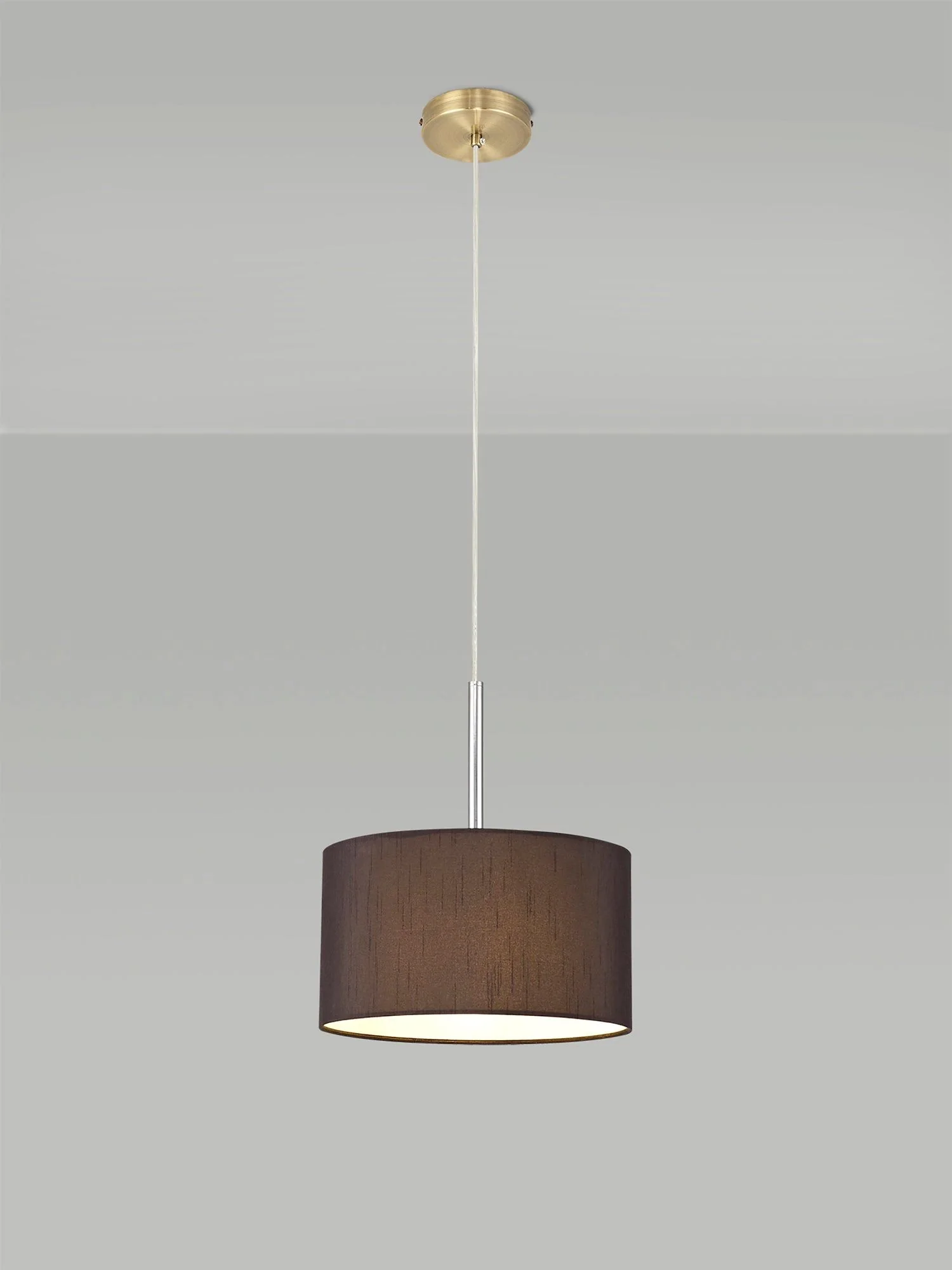 Baymont 1 Light 30cm Hanging Shade Lights Various Colurs,  Faux Silk Fabric Shade - Image 14