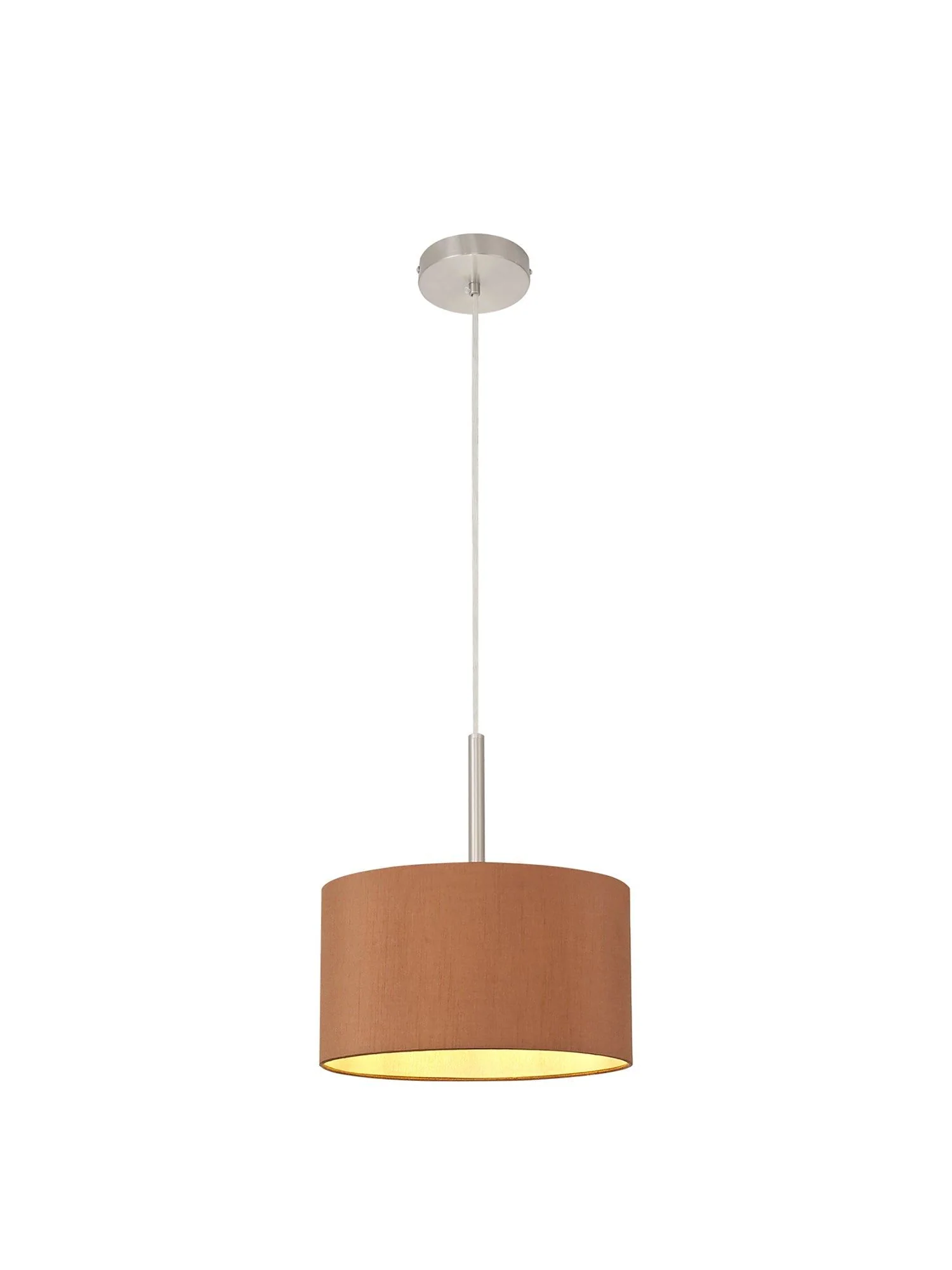 Baymont 1 Light 30cm Hanging Shade Lights Various Colurs,  Faux Silk Fabric Shade - Image 23