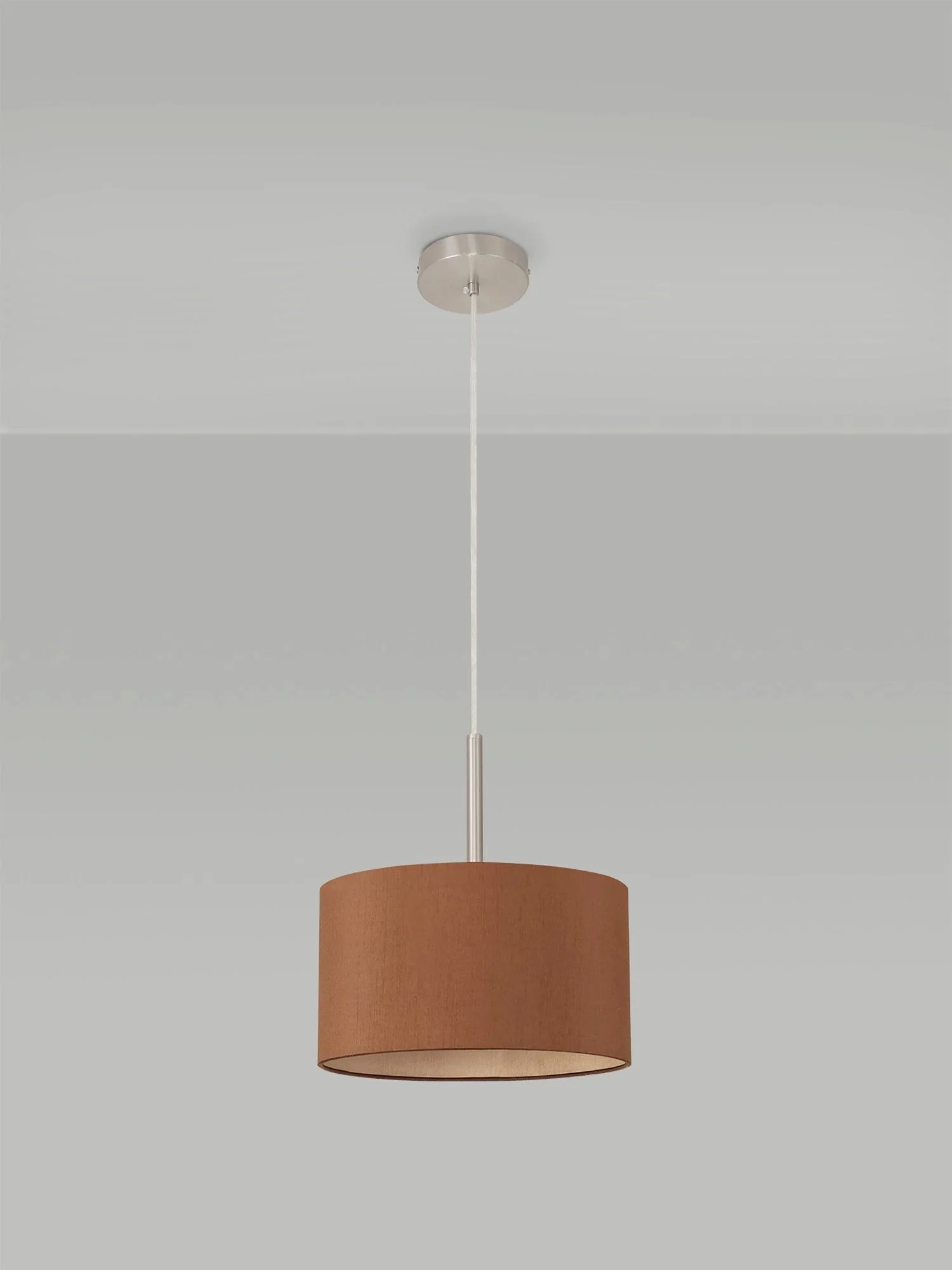 Baymont 1 Light 30cm Hanging Shade Lights Various Colurs,  Faux Silk Fabric Shade - Image 24