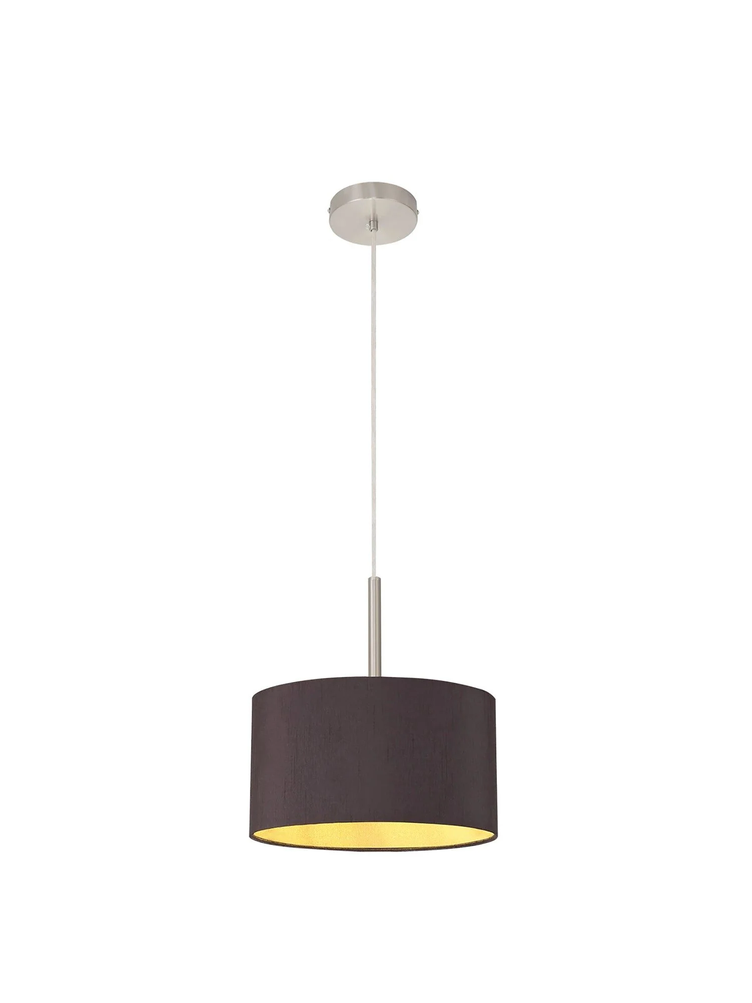 Baymont 1 Light 30cm Hanging Shade Lights Various Colurs,  Faux Silk Fabric Shade - Image 25