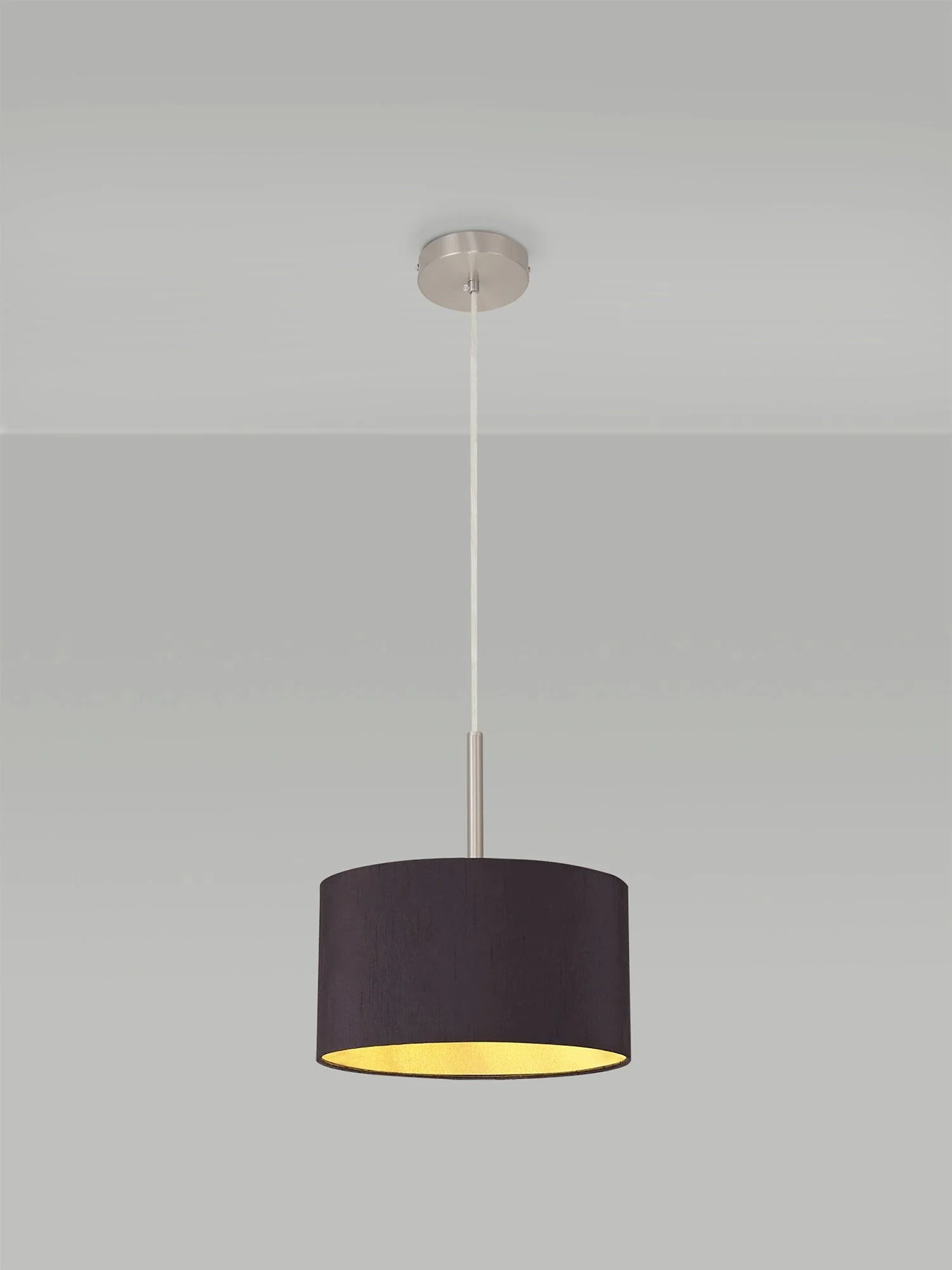 Baymont 1 Light 30cm Hanging Shade Lights Various Colurs,  Faux Silk Fabric Shade - Image 26