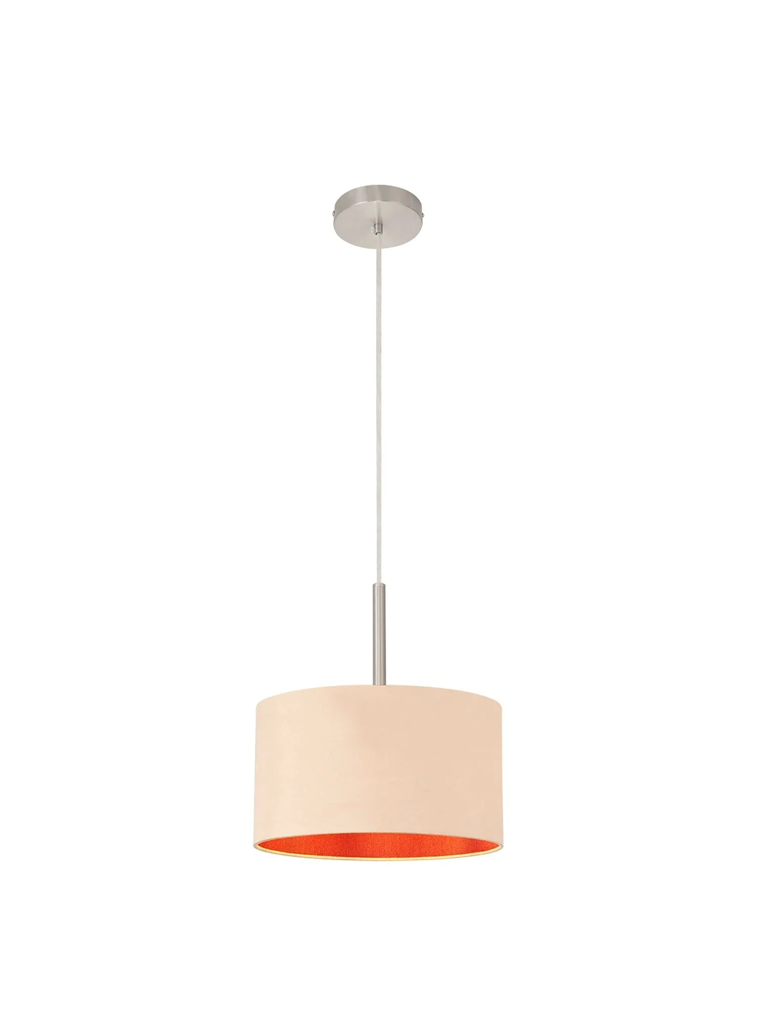 Baymont 1 Light 30cm Hanging Shade Lights Various Colurs,  Faux Silk Fabric Shade - Image 28