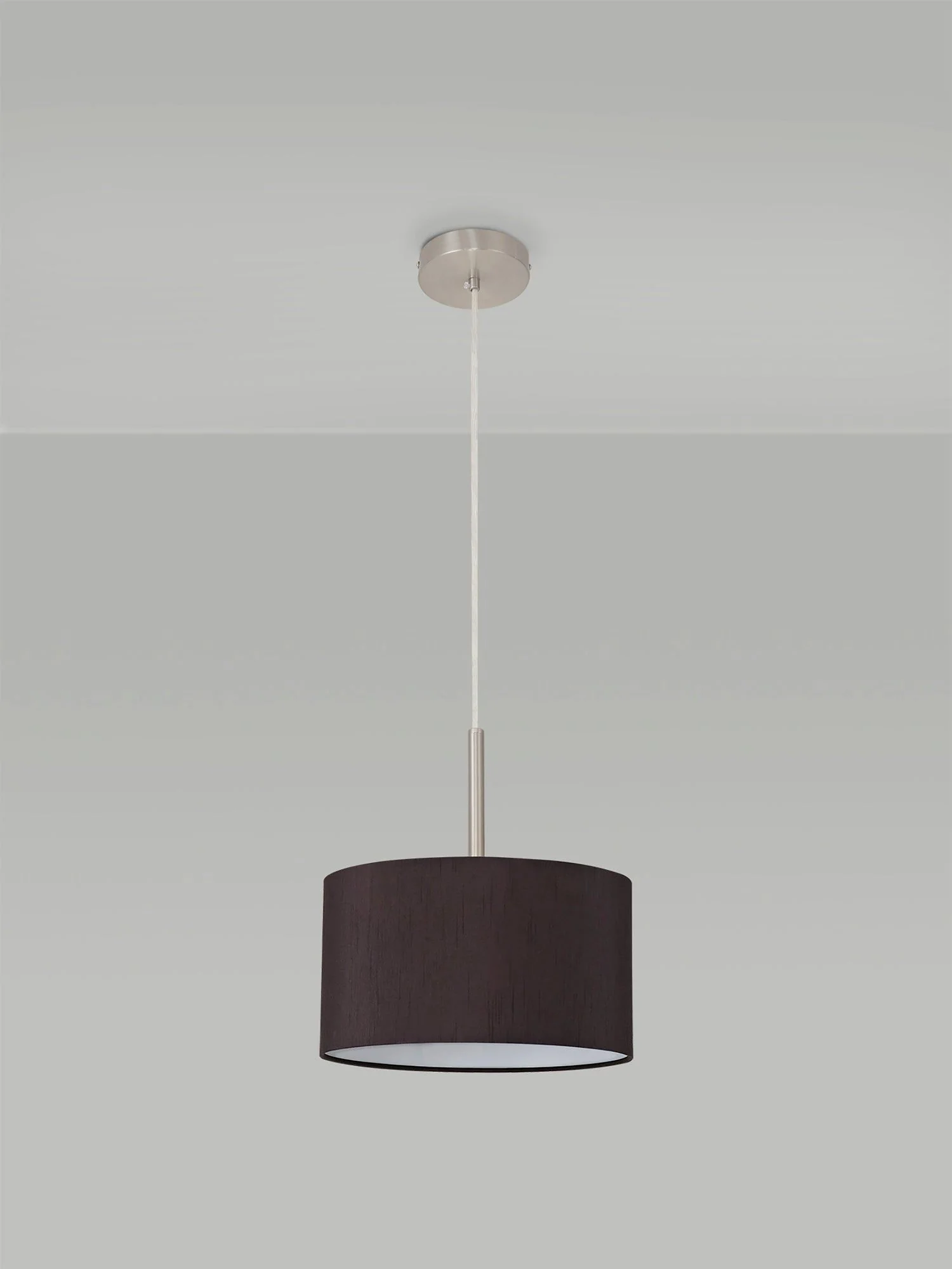 Baymont 1 Light 30cm Hanging Shade Lights Various Colurs,  Faux Silk Fabric Shade - Image 30