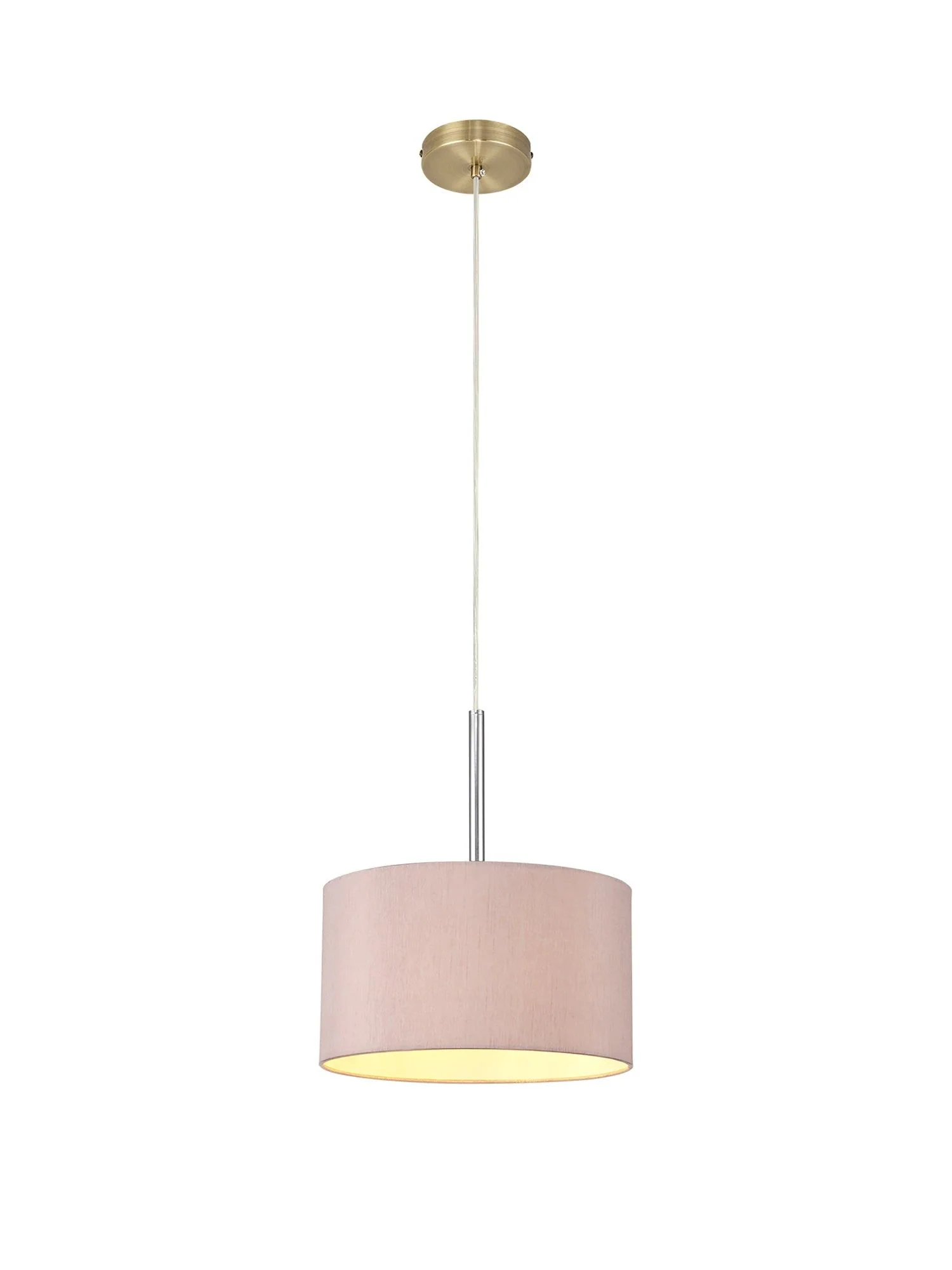 Baymont 1 Light 30cm Hanging Shade Lights Various Colurs,  Faux Silk Fabric Shade - Image 5