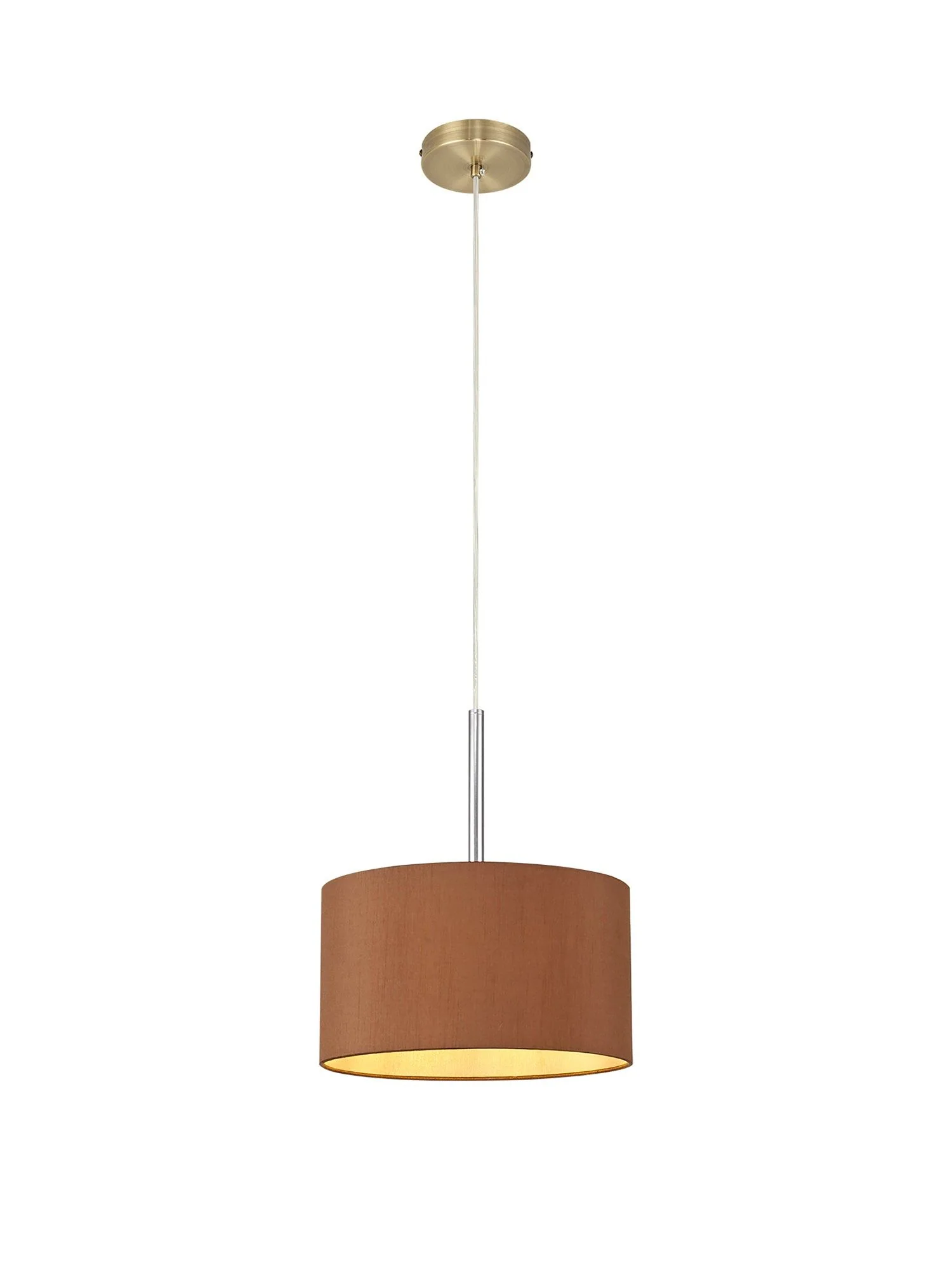 Baymont 1 Light 30cm Hanging Shade Lights Various Colurs,  Faux Silk Fabric Shade - Image 7