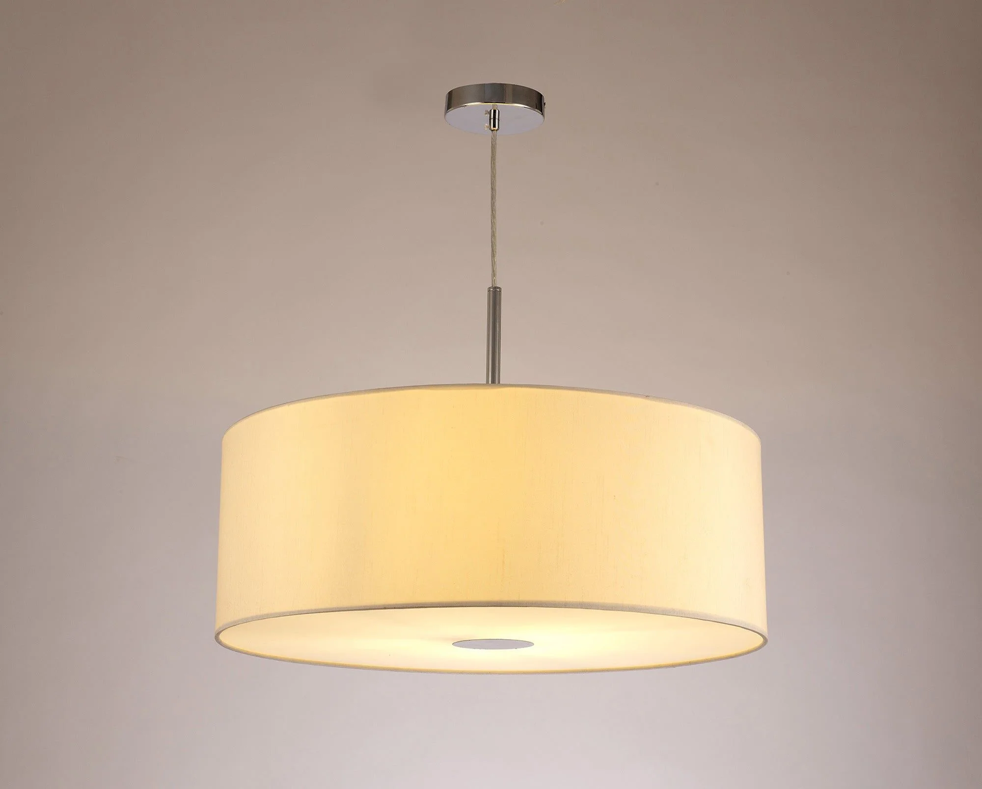 Baymont 1 Light 60cm Hanging Shade Lights Various Colurs,  Faux Silk Shade - Image 2