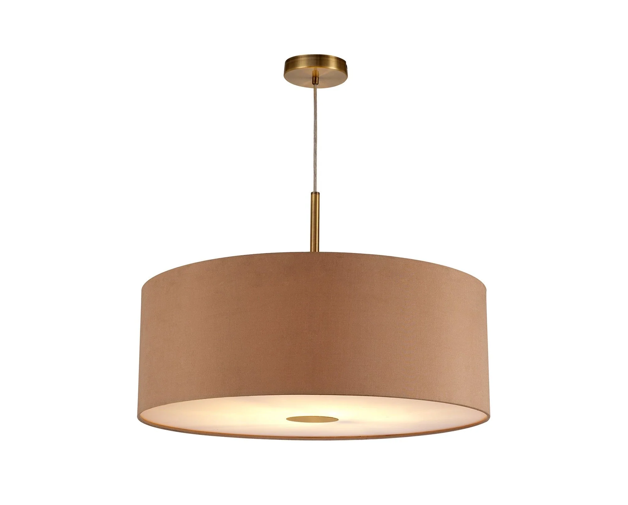 Baymont 1 Light 60cm Hanging Shade Lights Various Colurs,  Faux Silk Shade - Image 25
