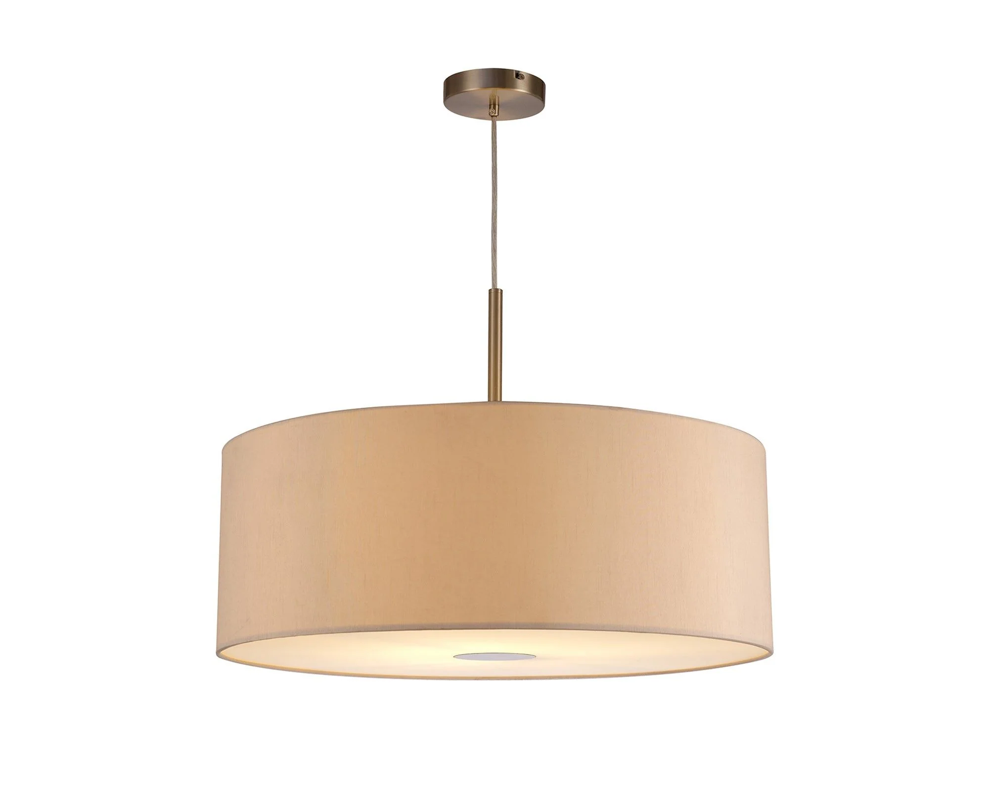 Baymont 1 Light 60cm Hanging Shade Lights Various Colurs,  Faux Silk Shade - Image 33