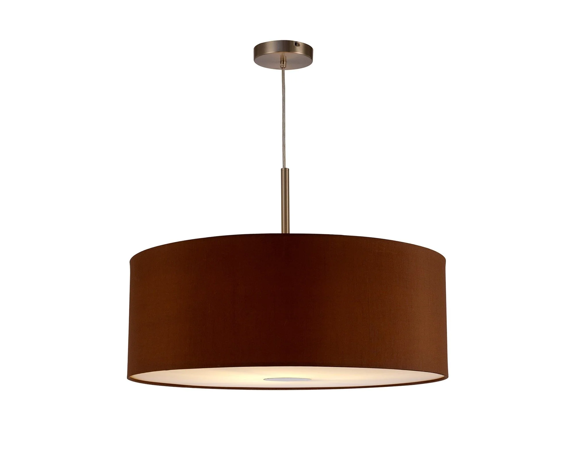 Baymont 1 Light 60cm Hanging Shade Lights Various Colurs,  Faux Silk Shade - Image 37