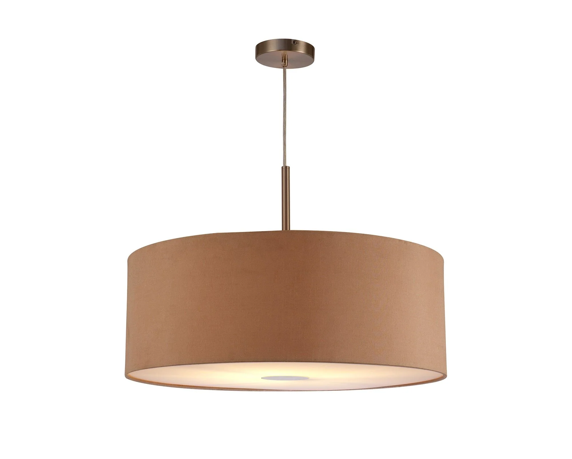 Baymont 1 Light 60cm Hanging Shade Lights Various Colurs,  Faux Silk Shade - Image 41