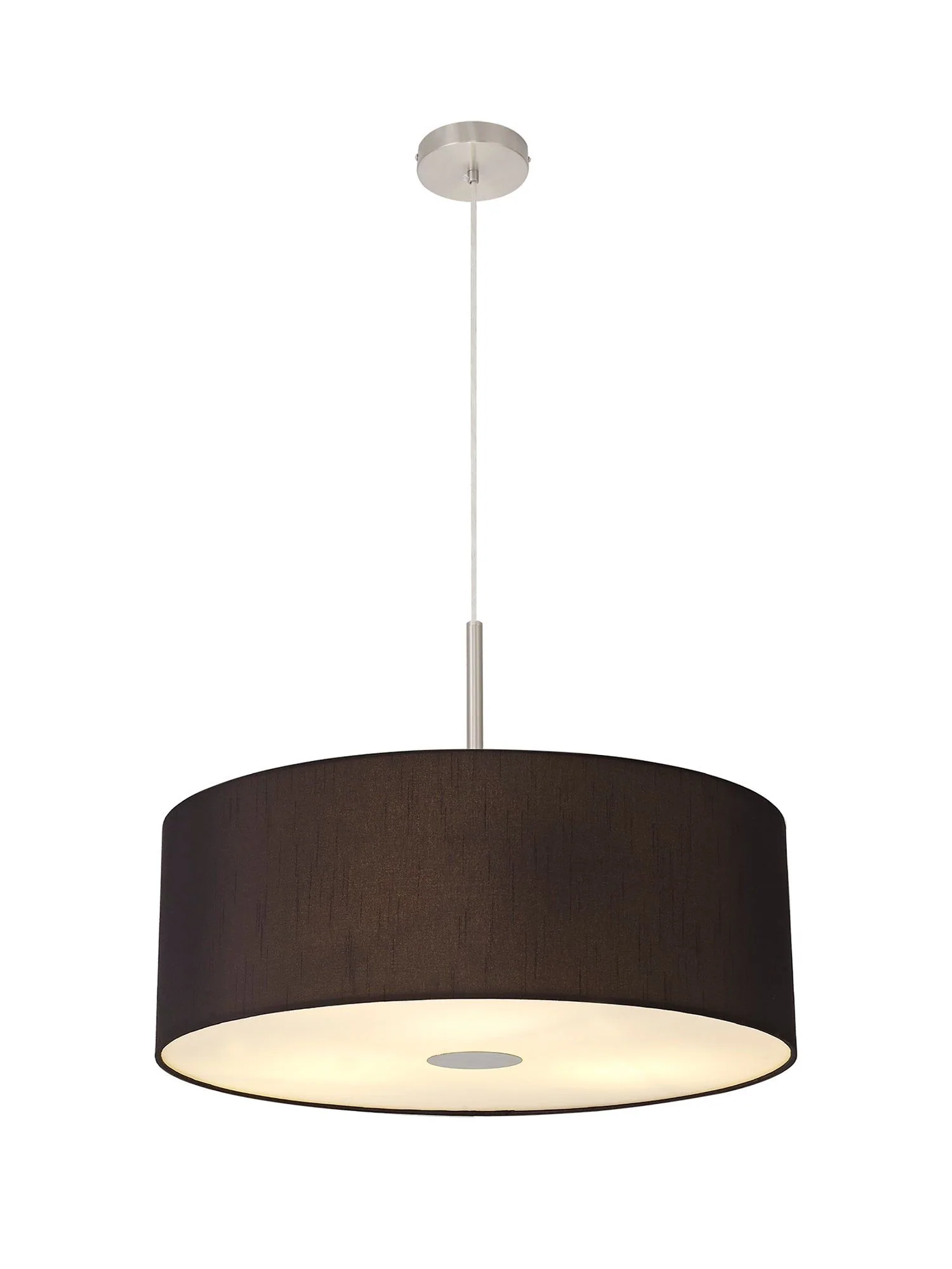 Baymont 1 Light 60cm Hanging Shade Lights Various Colurs,  Faux Silk Shade - Image 43