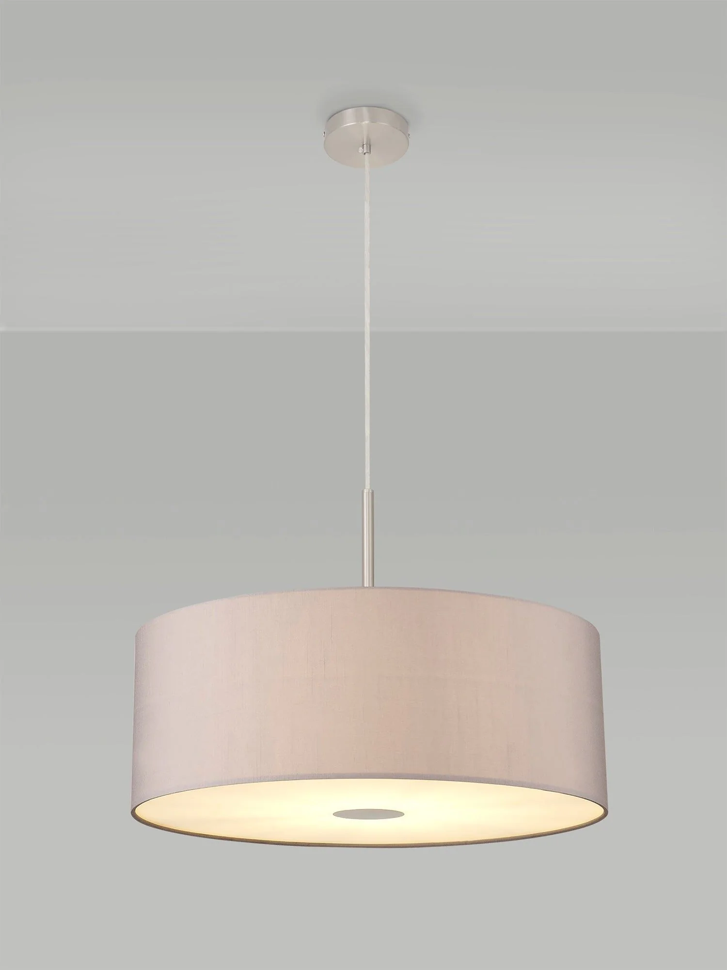 Baymont 1 Light 60cm Hanging Shade Lights Various Colurs,  Faux Silk Shade - Image 46