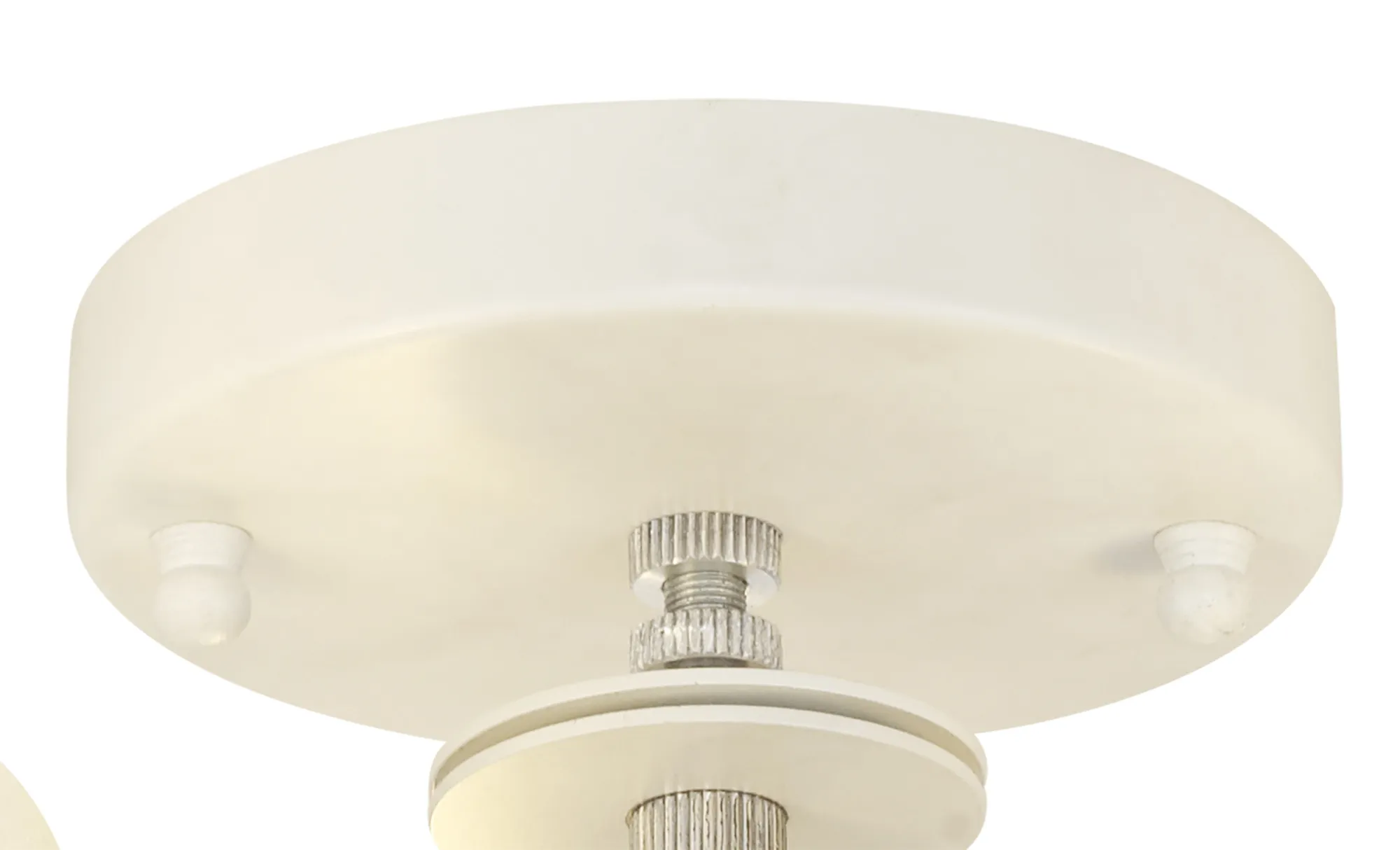 Baymont White 3 Light Universal Flush Ceiling Fixture - Promotional Offer - Image 2