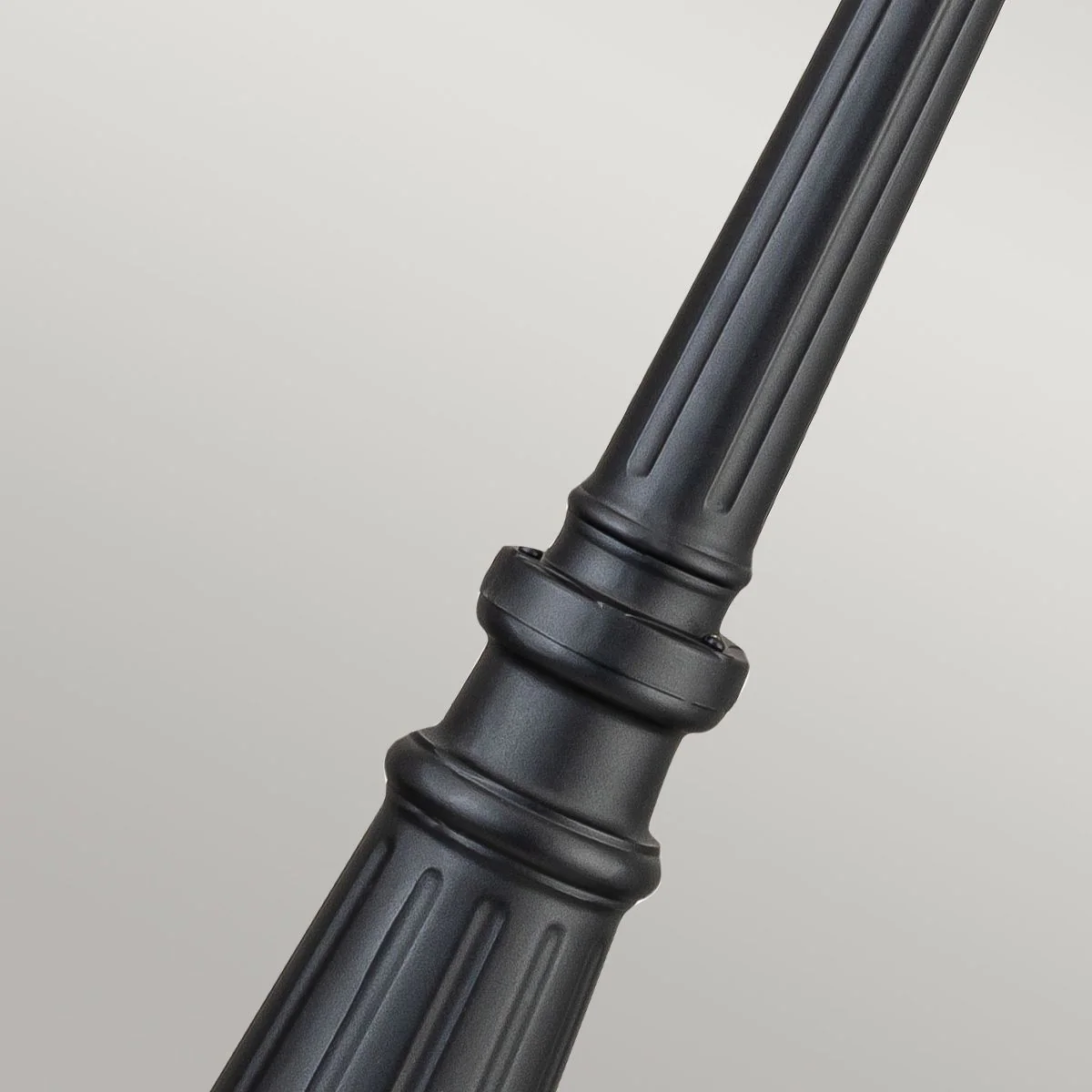 Bayview 1 Light Medium/Large Pillar Lantern - Black IP44 E27 - Image 8