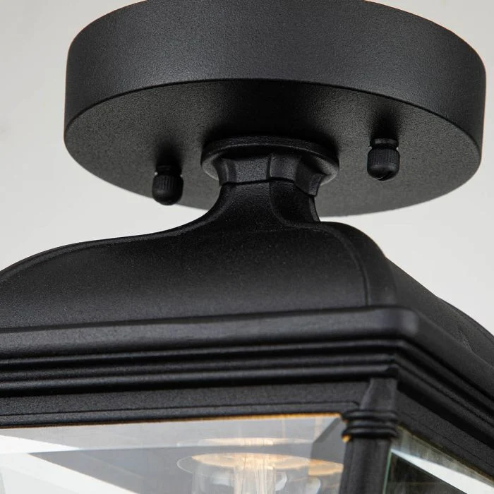 Bayview 1 Light Porch Lantern - Black - Image 2