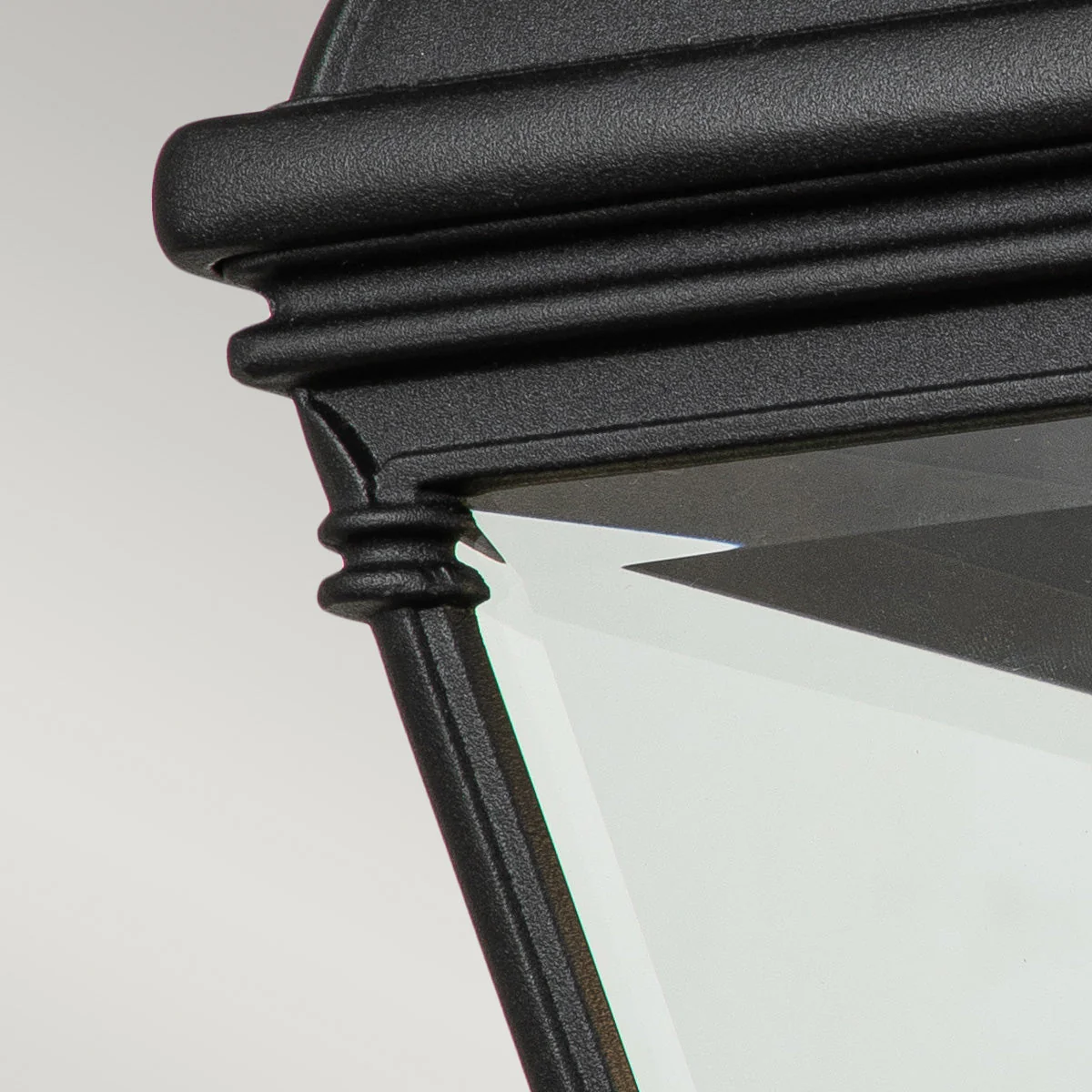 Bayview Small/Medium/Large Wall Lantern - Black Finish - Image 11