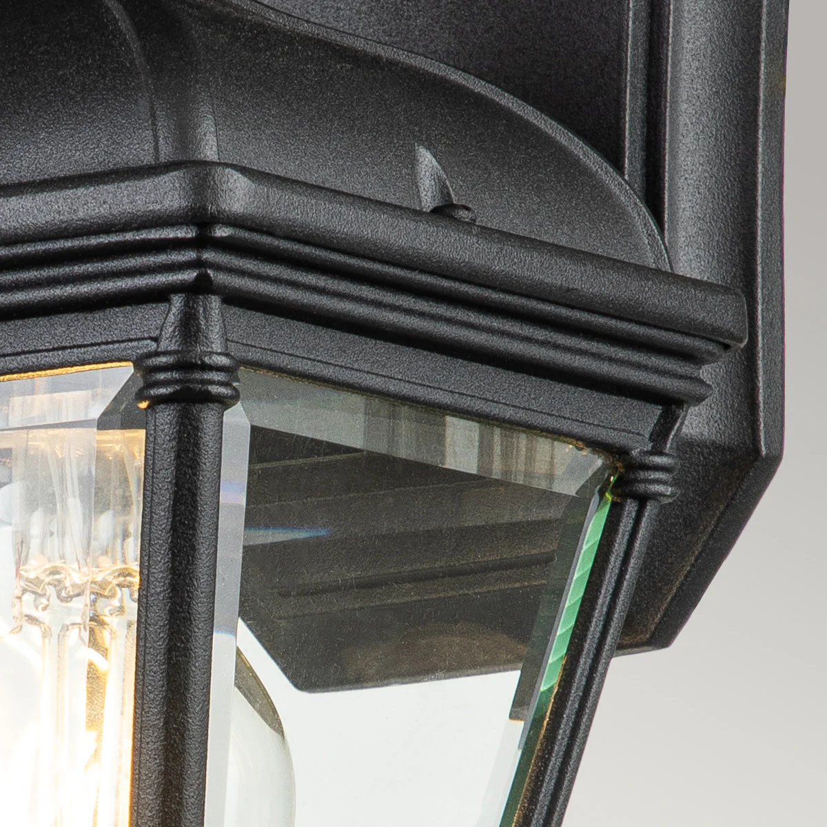 Bayview Small/Medium/Large Wall Lantern - Black Finish - Image 2