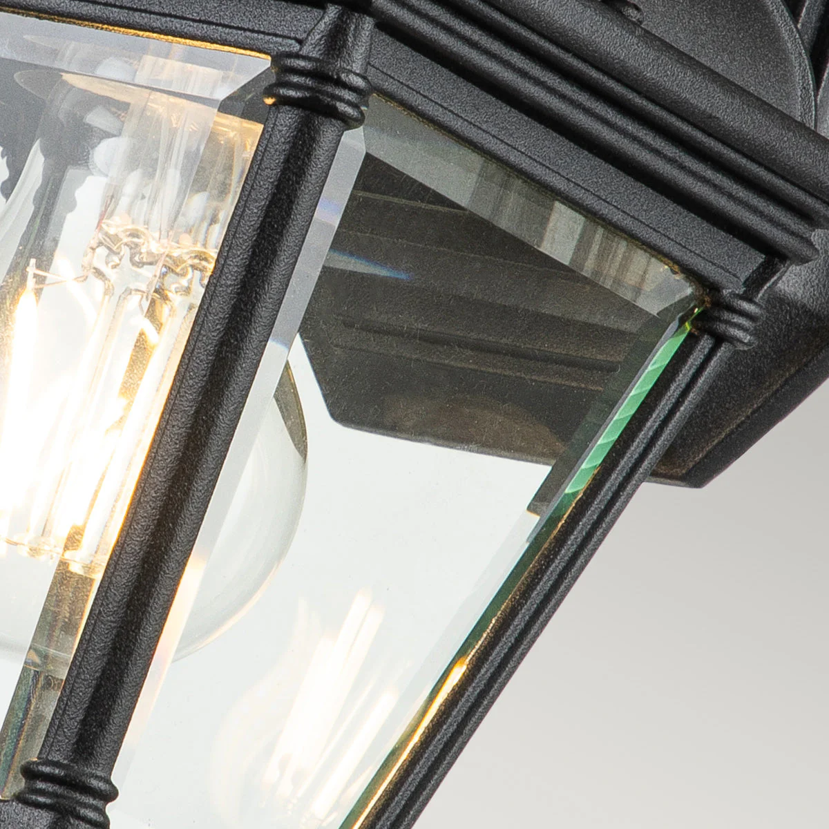 Bayview Small/Medium/Large Wall Lantern - Black Finish - Image 3