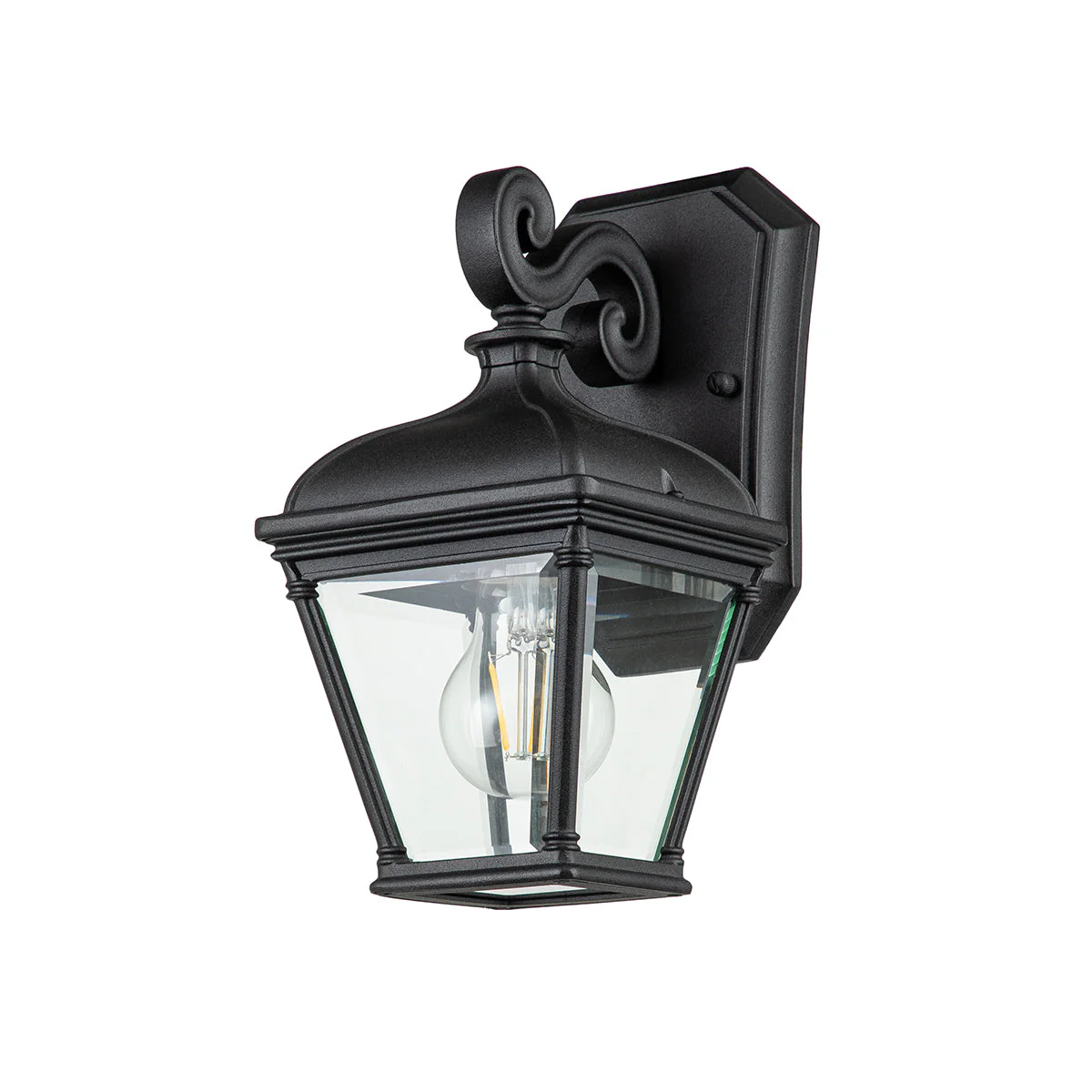 Bayview Small/Medium/Large Wall Lantern - Black Finish - Image 4