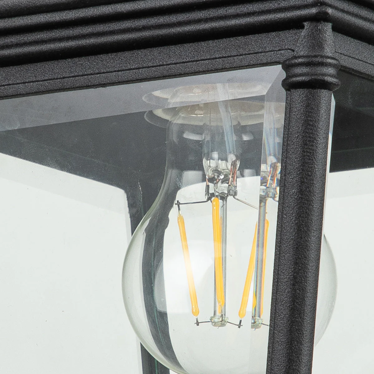 Bayview Small/Medium/Large Wall Lantern - Black Finish - Image 6