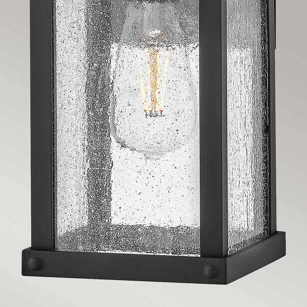 Beacon Hill 1/2lt Small/Medium Outdoor Wall Lantern - Museum Black E27 IP44 - Image 4