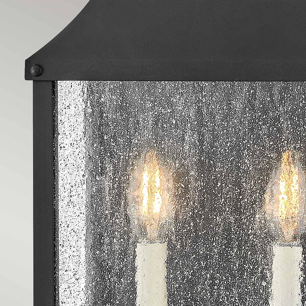 Beacon Hill 2lt Half Outdoor Wall Lantern - Museum Black E14 IP44 - Image 3