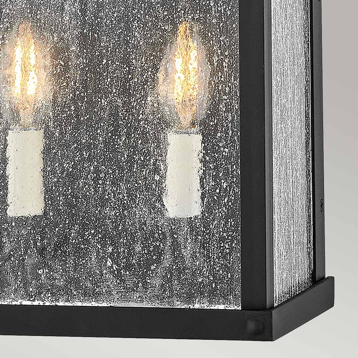 Beacon Hill 2lt Half Outdoor Wall Lantern - Museum Black E14 IP44 - Image 4