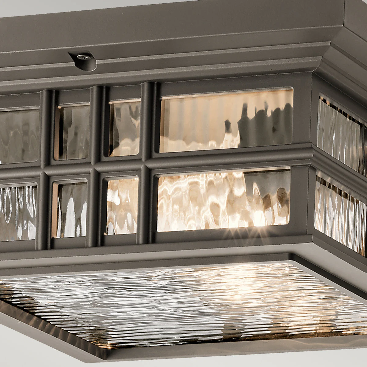 Beacon Square 2Lt Flush Mount – Olde Bronze/White Finish - Image 4