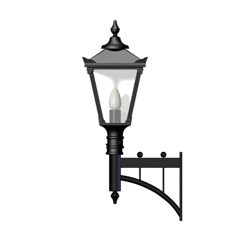 Beaconsfield 1Lt Outdoor Wall Lamp - Cast Iron - Image 8