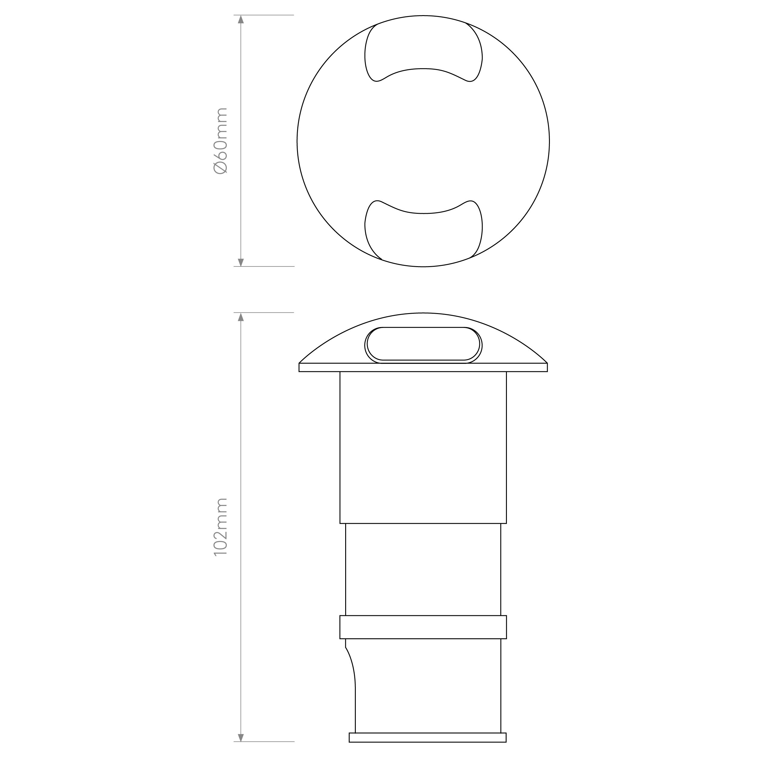 Beam One/Two Integrated LED IP67 Recessed Wall Light - Matt Painted Silver Finish - Image 7