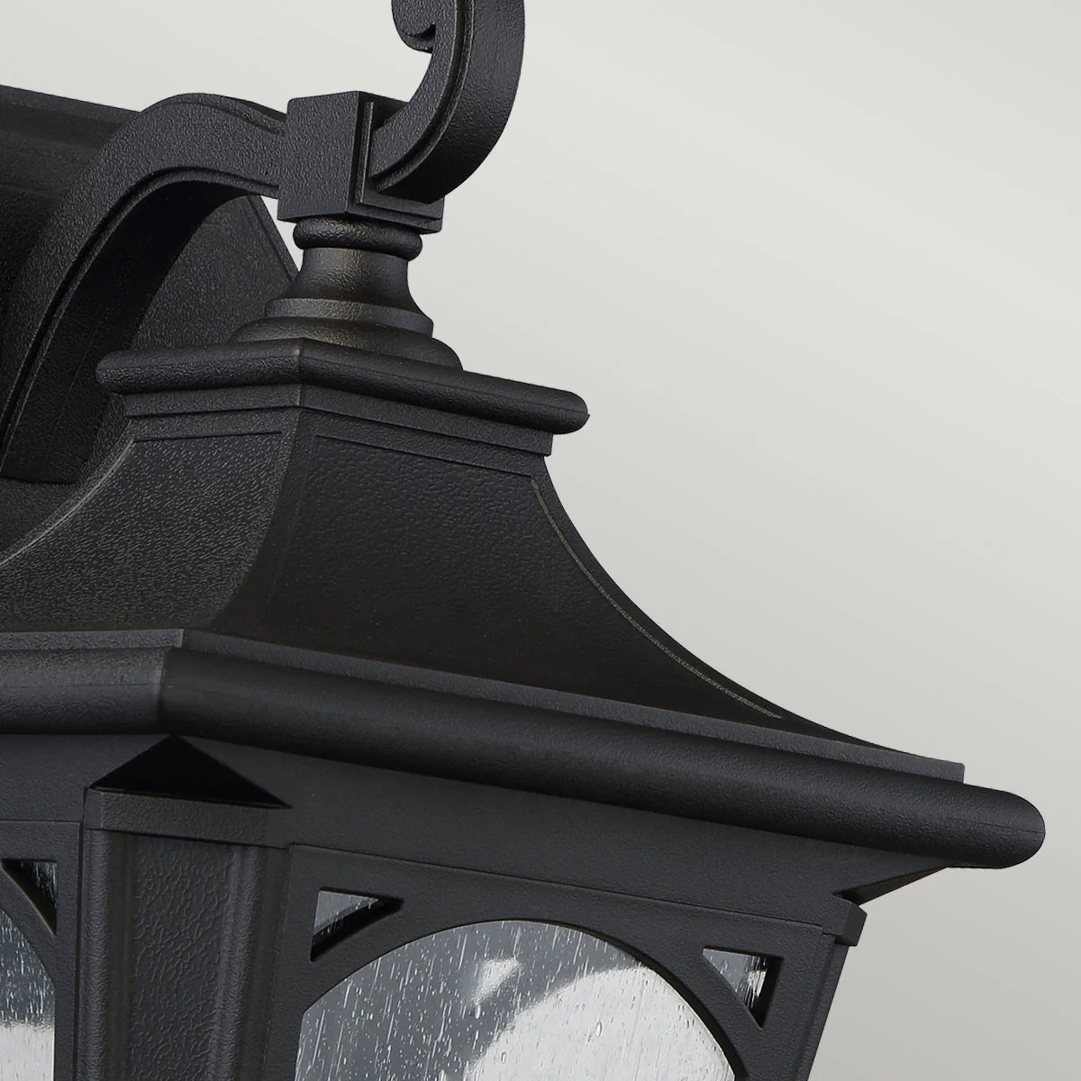 Bedford Small/Medium/Large Wall Lantern - Mystic Black Finish - Image 7