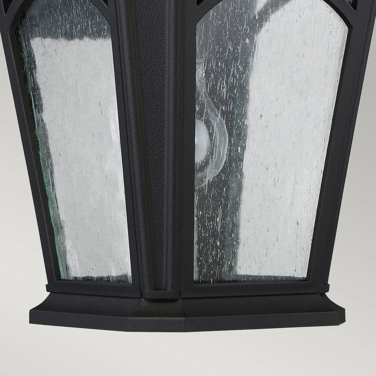 Bedford Small/Medium/Large Wall Lantern - Mystic Black Finish - Image 8