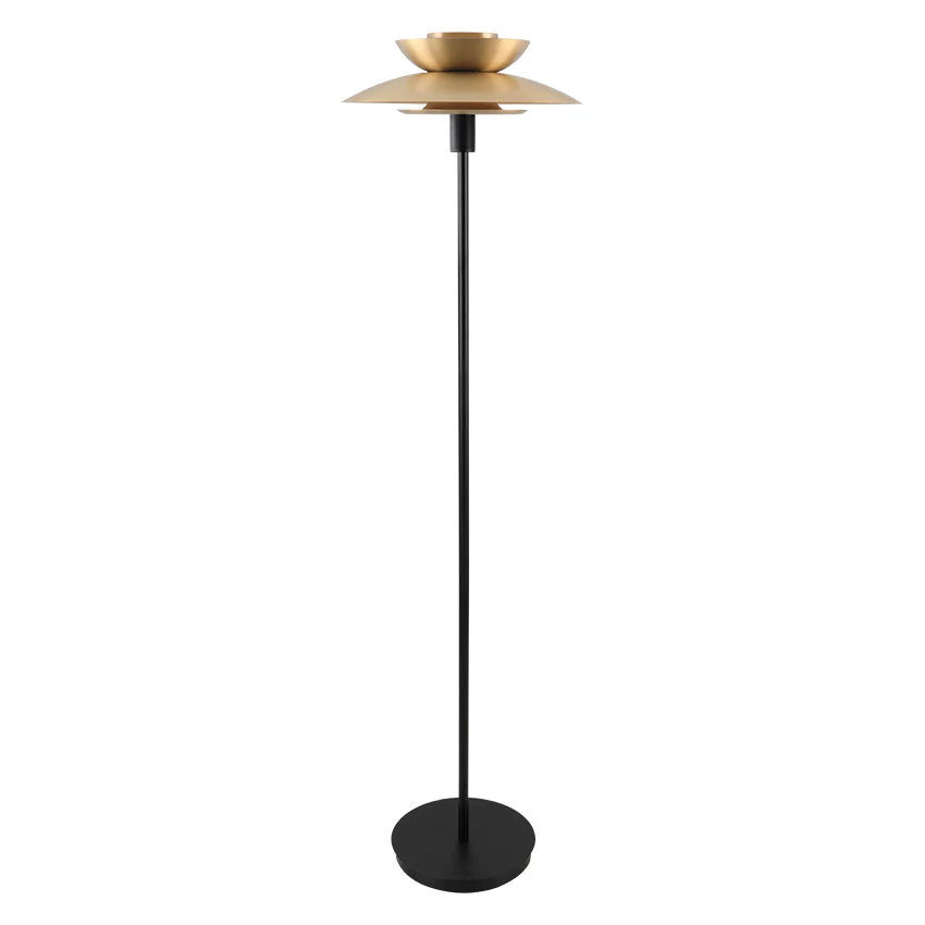 Beige Retro Style Metal Floor Lamp E27 In Various Finishes - Image 2