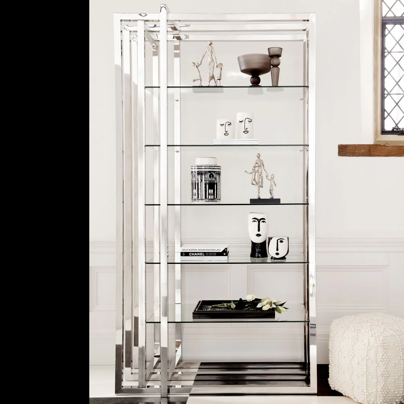 Belgravia Steel and Glass Display Unit - Image 6
