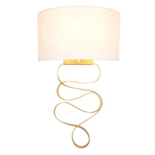 Bella Wall Light Gold Leaf Finish - Image 2