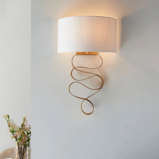 Bella Wall Light Gold Leaf Finish - Image 3