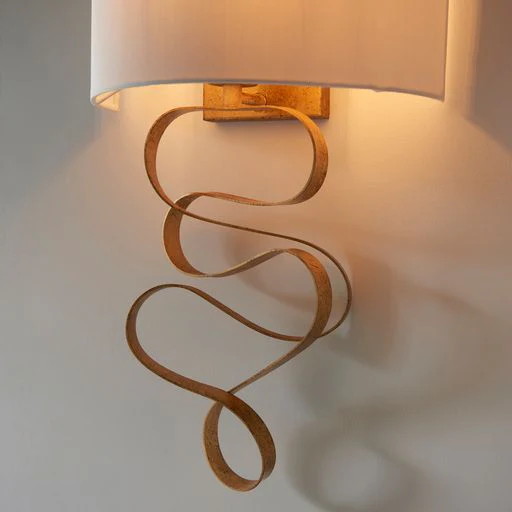 Bella Wall Light Gold Leaf Finish - Image 4