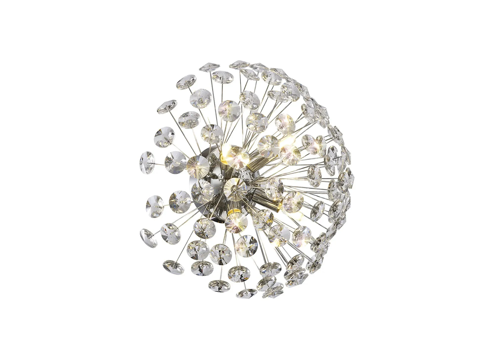 Bellagio 4Lt Wall/Ceiling Lamp - French Gold/Polished Chrome - Image 2