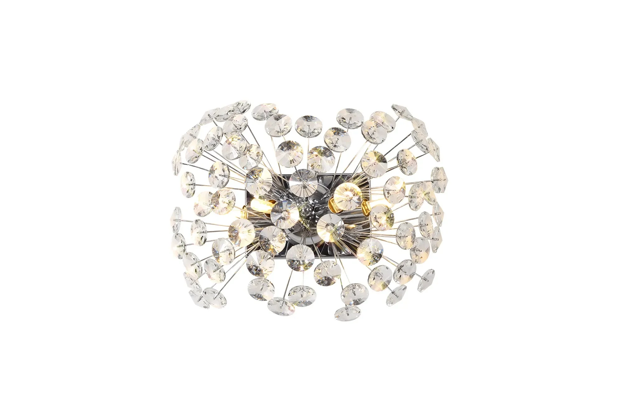 Bellagio 4Lt Wall Lamp - French Gold/Polished Chrome - Image 2