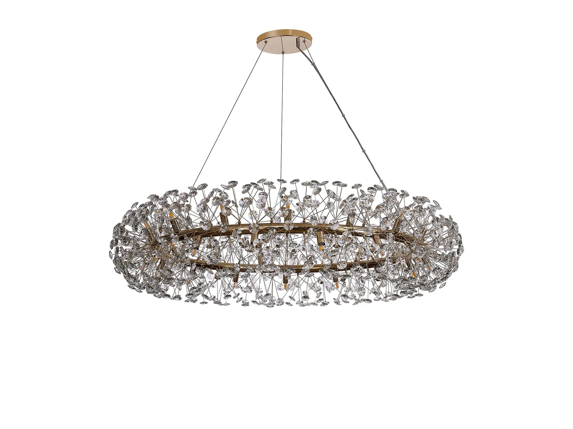 Bellagio Crystal Ceiling Light 12/20/26/36 Light G9 French Gold/Crystal, Chrome/Crystal - Image 10