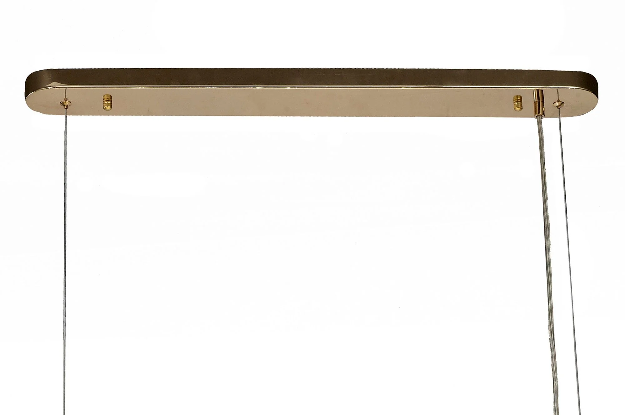 Bellagio Oblong Linear Pendant 10/14 Light G9 French Gold/Crystal, Chrome/Crystal - Image 8