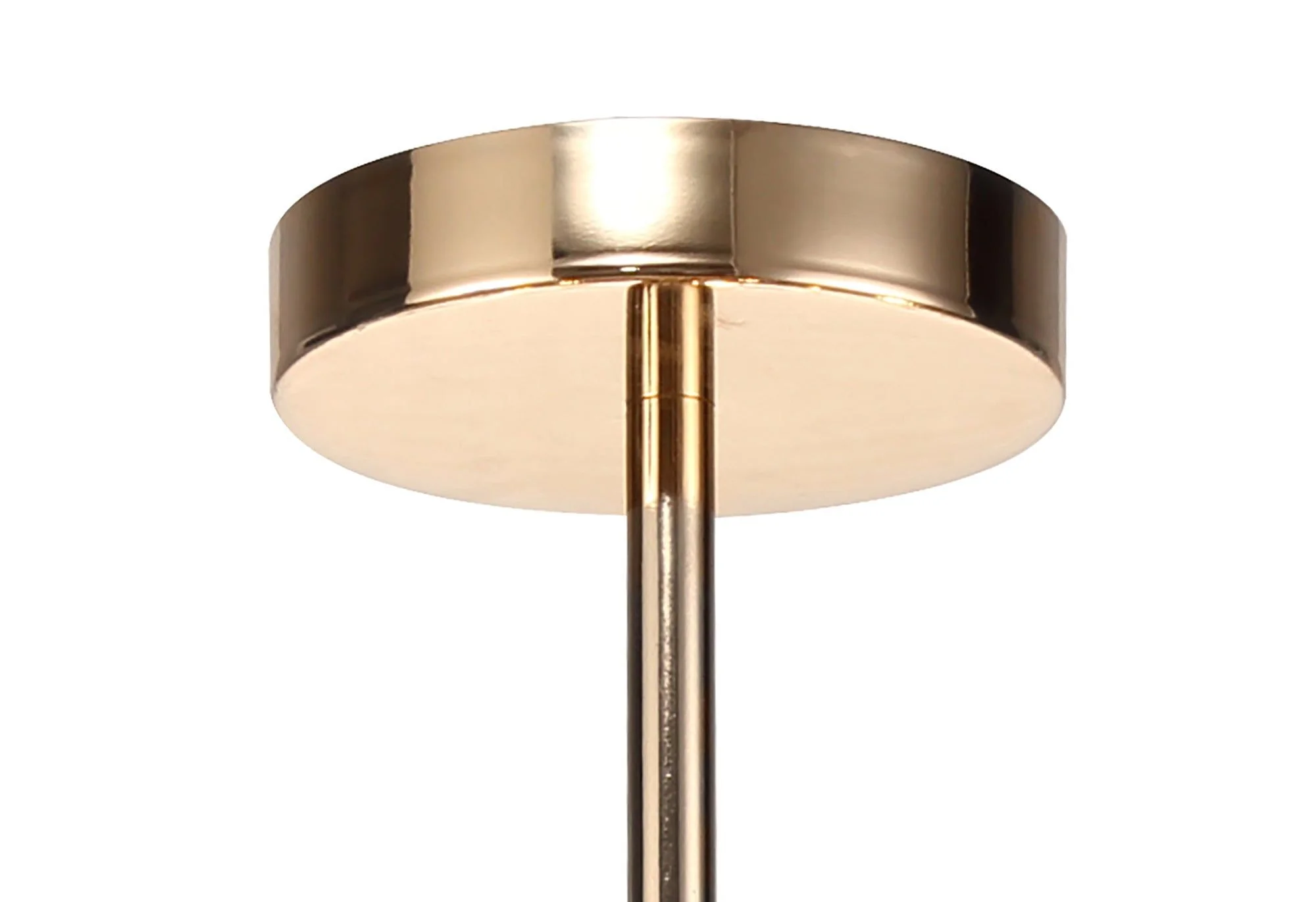 Bellagio Semi-Flush Pendant 8 Light G9 French Gold/Crystal, Chrome/Crystal - Image 4