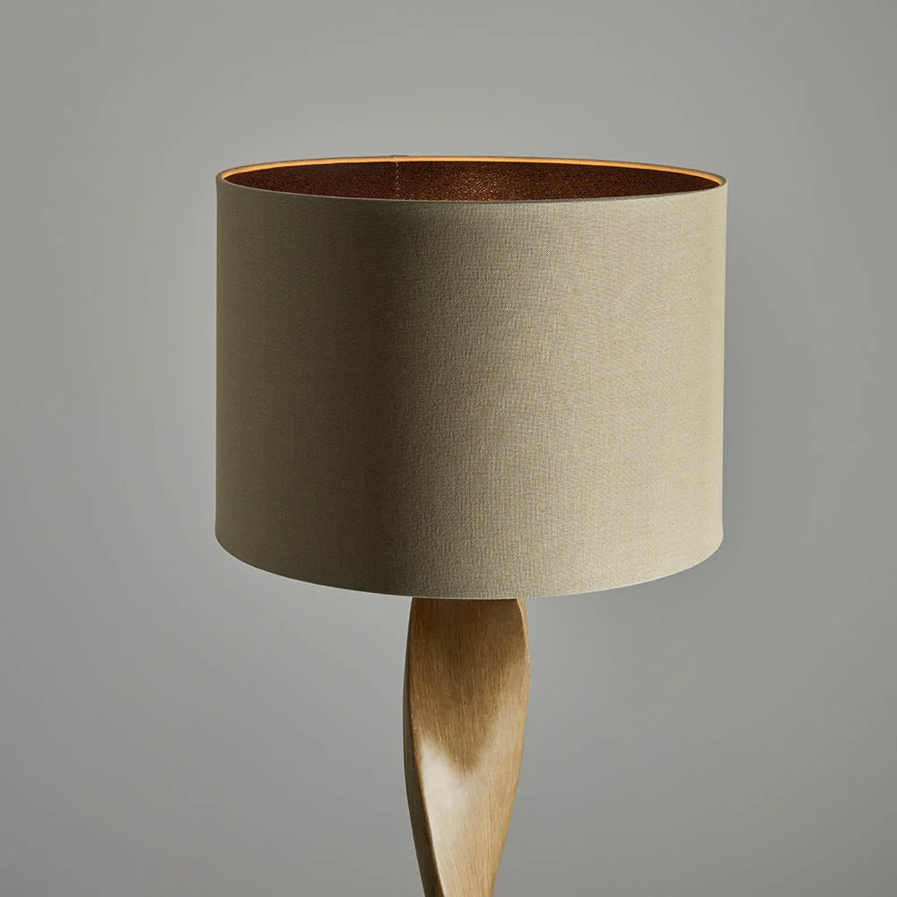 Bellatrix Floor Lamp -Wood Finish E27 - Image 6