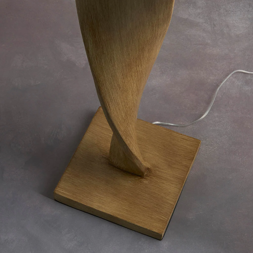 Bellatrix Floor Lamp -Wood Finish E27 - Image 9